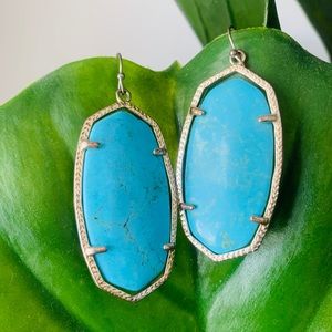 Kendra Scott Turquoise Danielle Earrings